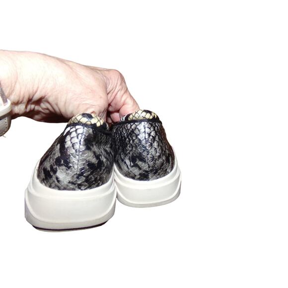 Franco Sarto Metta reptile print lug sole loafers 6 M Excellent‎ condition - Picture 5 of 5